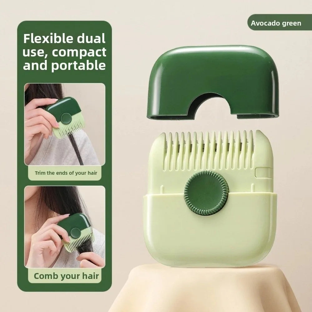 Multifunctional 1 Hair Trimmer Manual Dual Side Double Edge Razor Zpaxo Green