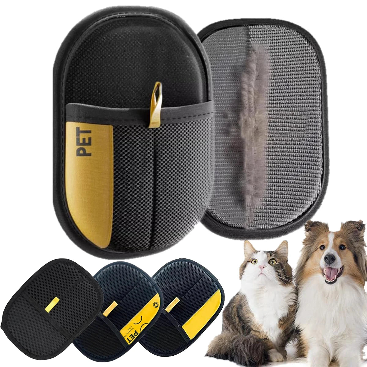 Pet Hair Removal Glove – Electrostatic Grooming for Dogs & Cats