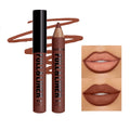 Matte Lip Liner Pencil Waterproof Long Lasting Velvet Brown Contour Zpaxo 11