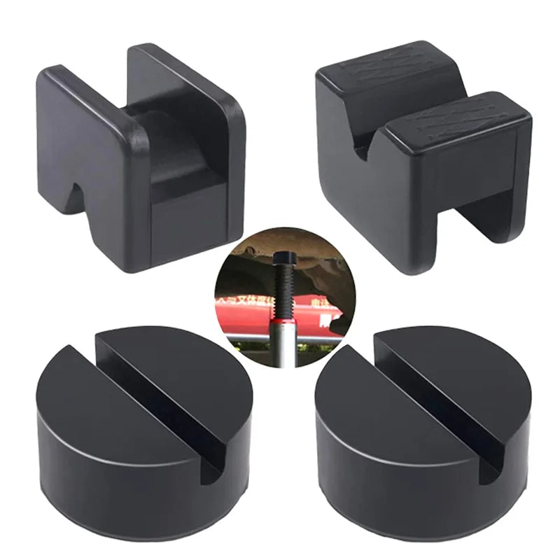 Car Lifting Rubberized Jack Stand Universal Slot-fitted Repair Tool Zpaxo