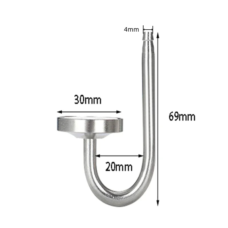 Aquarium CO2 Atomizer Fish Tank Aluminum Alloy Diffuser Regulation