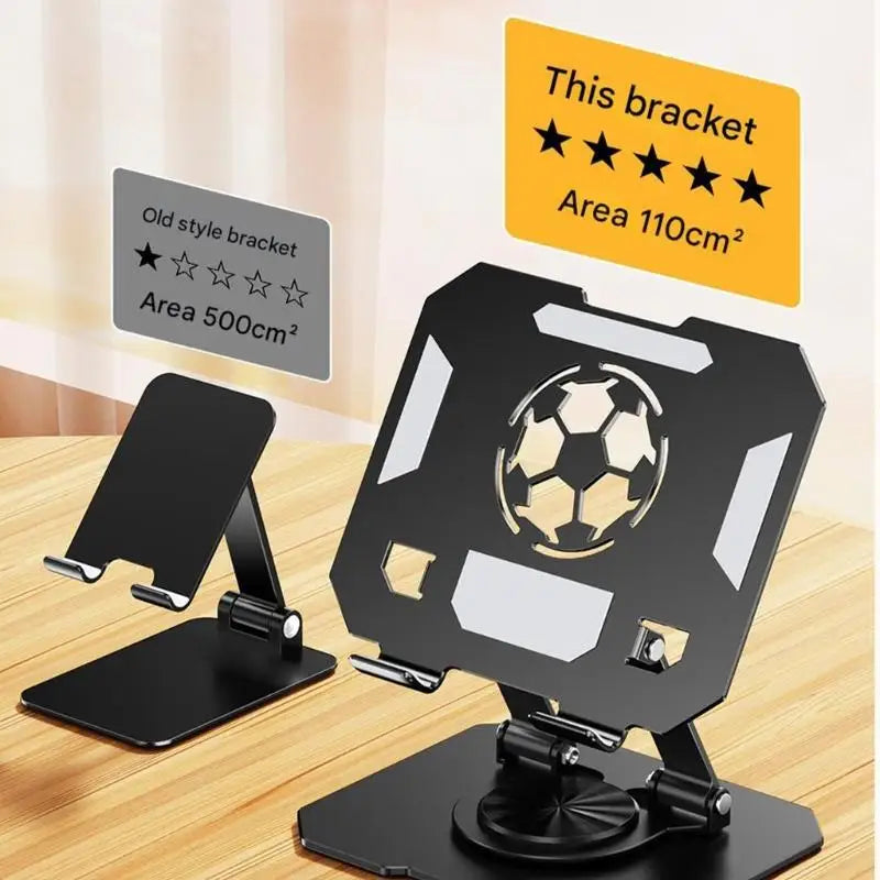 652F Adjustable Foldable Tablets Stand 360 Degree Rotation Double Zpaxo