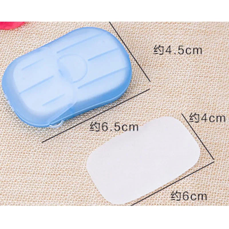 Portable Disposable Soap Paper Sheets – 20pc Travel Pack