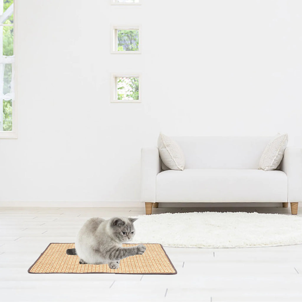 Portable Cooling Rest Mat Dogs Cats Pad Breathable Mesh Surface Pet
