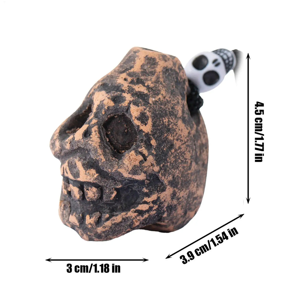 Death Whistle Skull Human Screaming Sounds Screaming Aztec Death Whistle Ghost Scream Pendants And Commemorative For Halloween Zpaxo