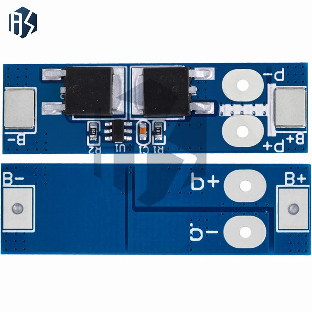 ‌"1S 12A BMS PCM Protection Board for 3.7V Li-ion / 3.2V LiFePO4 18650 Batteries - Short Circuit & Charging Protection Module Zpaxo