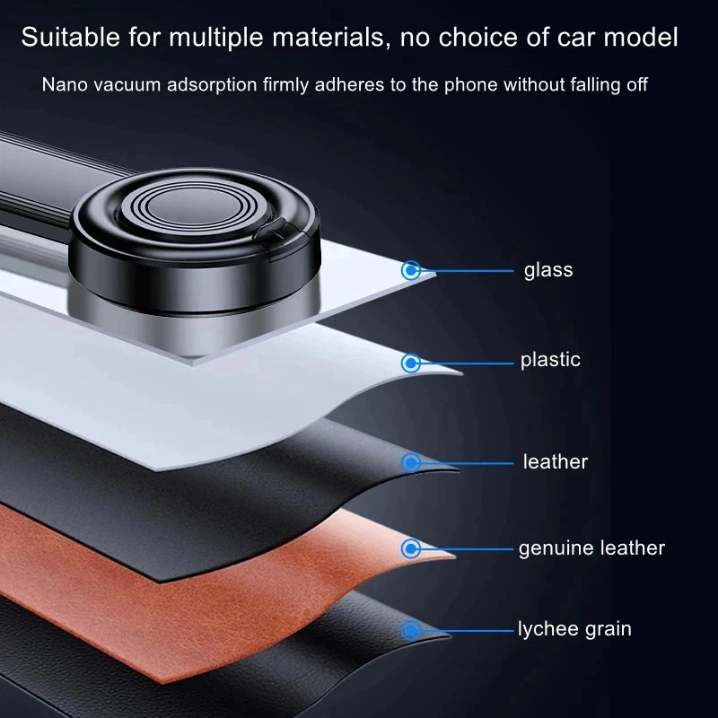 2026 Magnetic Car Phone Mount Bendable Detachable Adjustable Angle