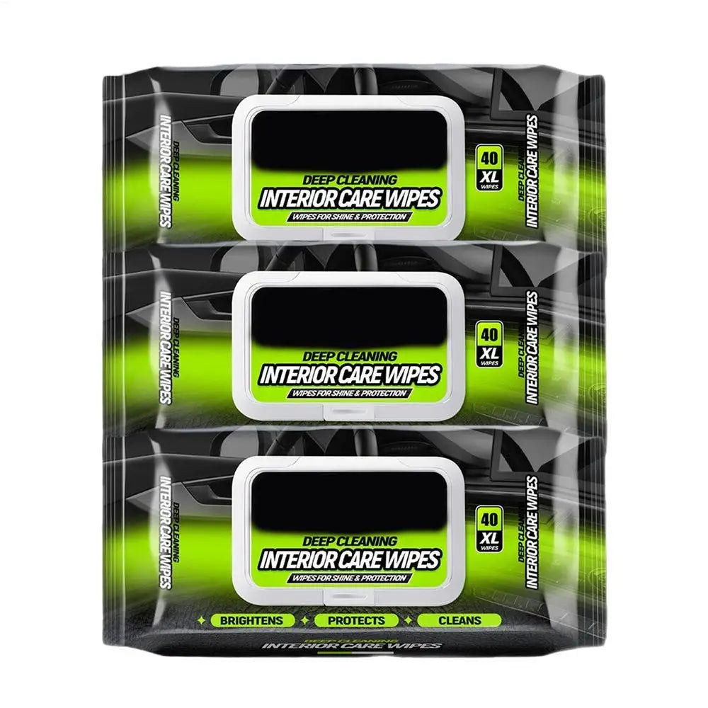 Car Interior Wipes All Purpose Leather Stain Remover Cleaner