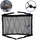 Car Roof Net Storage Bag Adjustable Double-layer Zipper Mesh Ceiling