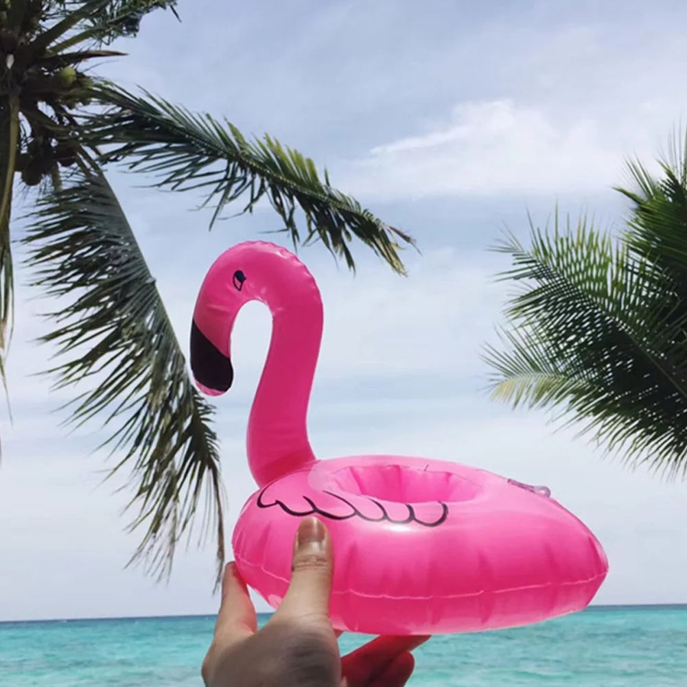 Float Inflatable Drink Cup Holder Party Decor Water Coaster Pool Toy