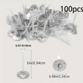 50/100Pcs Cotton Wick Glass Bottle Aromatherapy Clear Empty Bottle Candle Wick Diy Candle Making Tool Zpaxo 100pcs