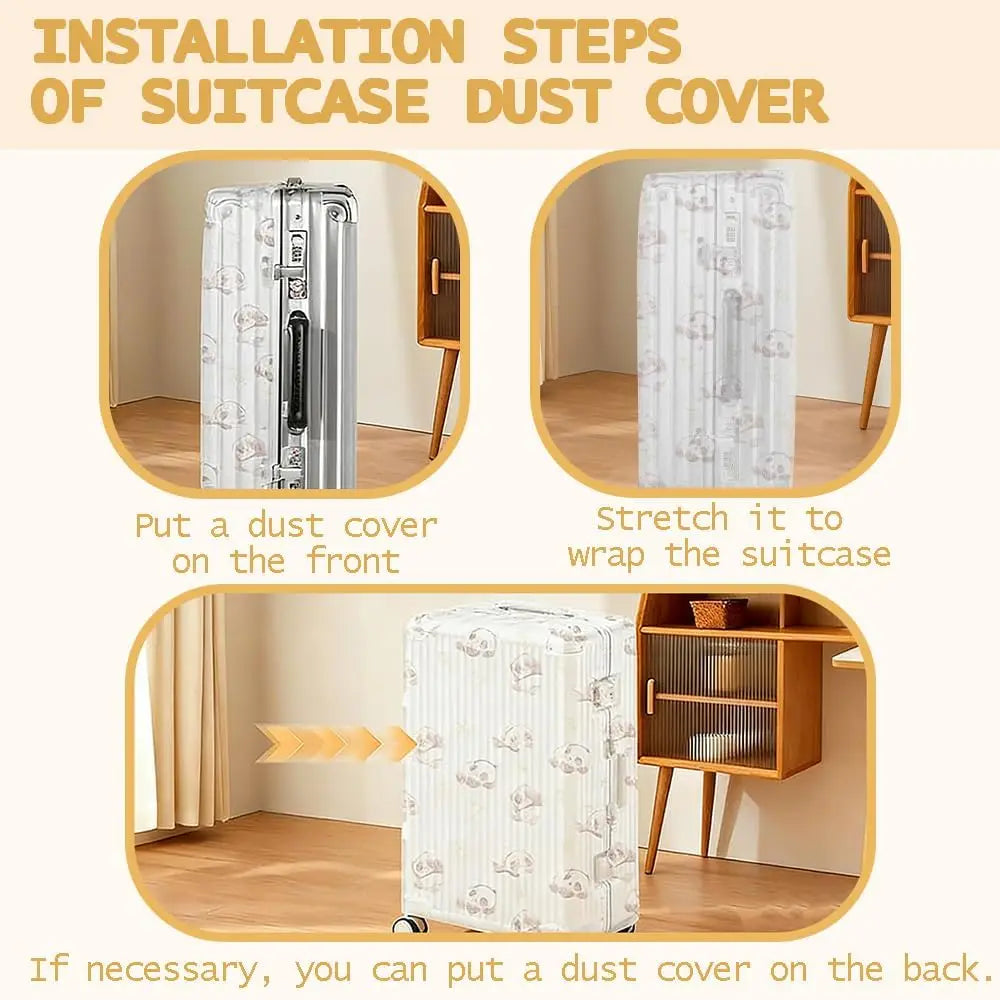 Universal Full-cover Disposable Non-woven Luggage Dust Cover