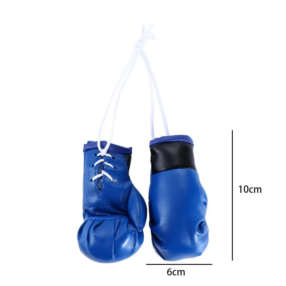 Ornaments Car Pendant Leather Miniature Punching Gloves Boxing Mini Zpaxo