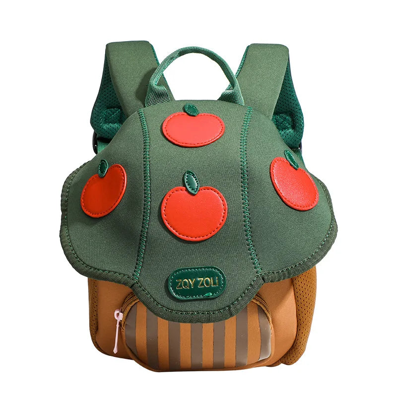 Childrens Personalized Kindergarten School Baby Boy and Girl Travel Backpack Cartoon Light New Travel Bag Cute Fruit Pattern Zpaxo