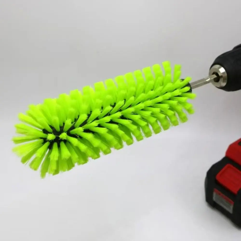 High-density Bristles Drill Brush No Scratches Round Bristle Wheel Zpaxo