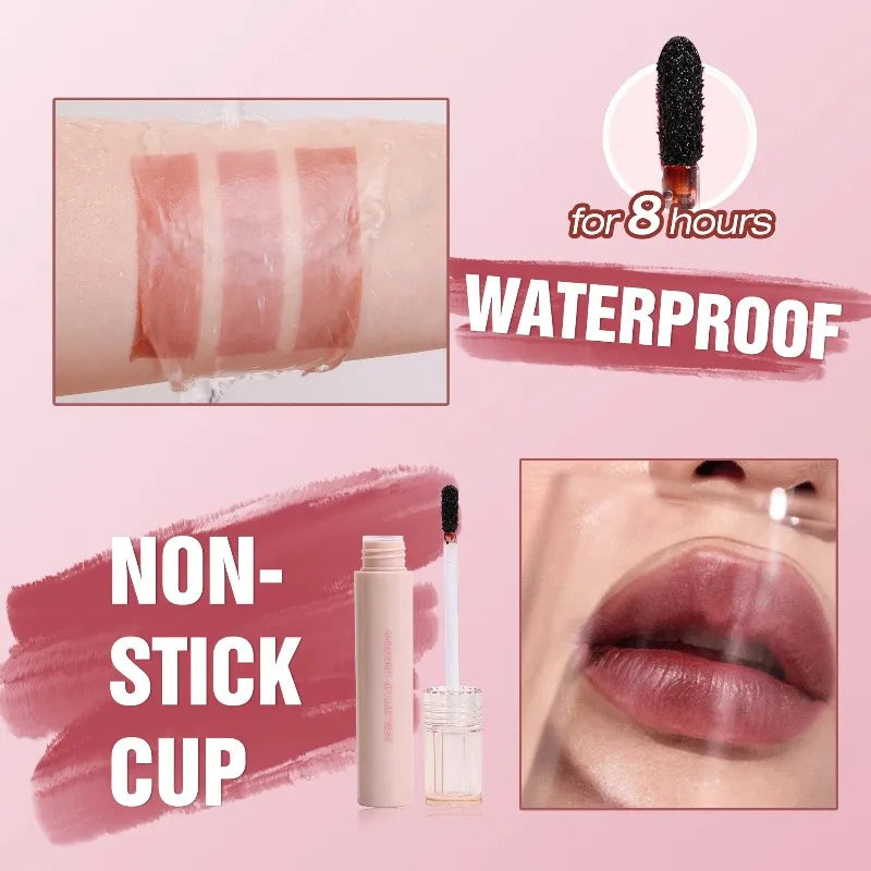 Peel Off Lip Stain Reveal Long Lasting Waterproof Pink Red Contour