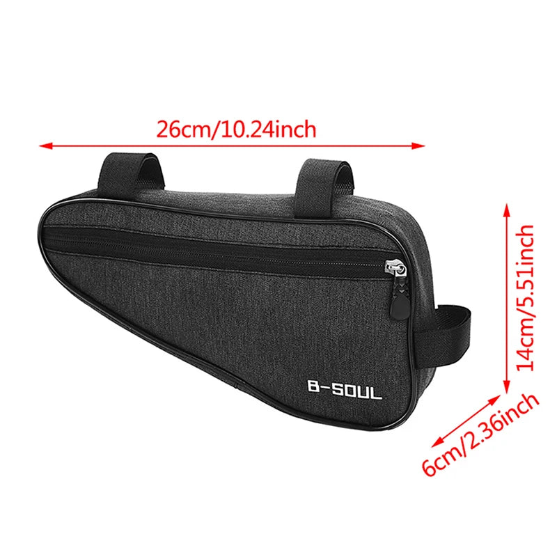 Bicycle Triangle Bag Portable Large Capacity Rainproof Cycling MTB