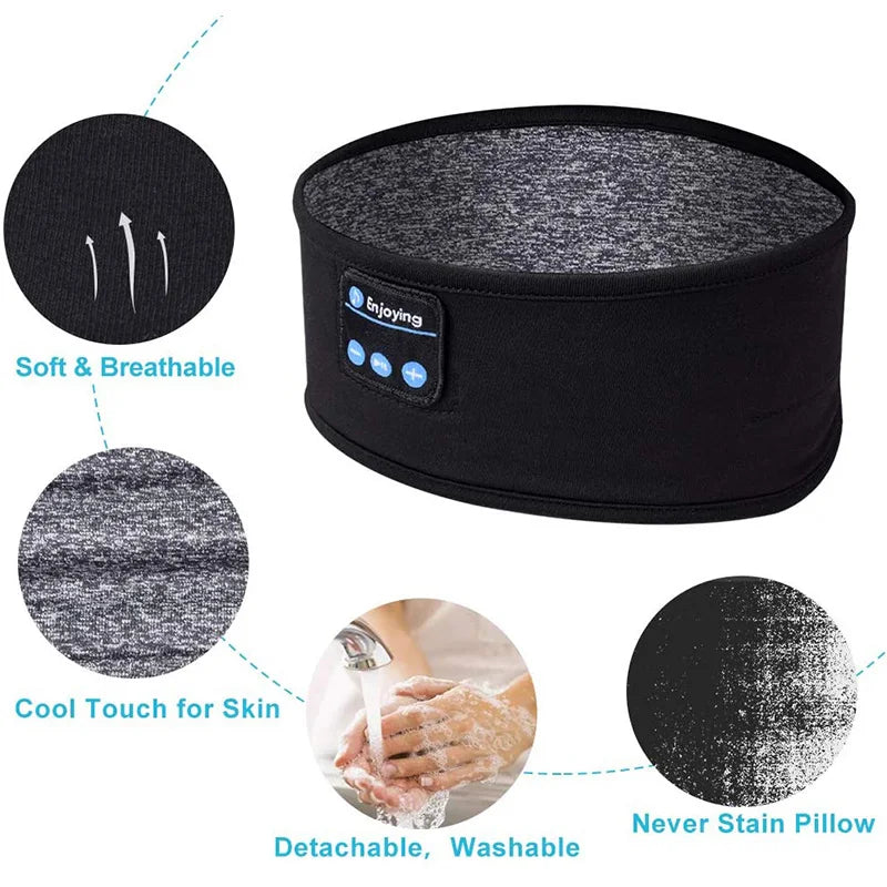 Wireless Bluetooth 5 0 Earphone Sleeping Band Headphone Music