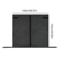 Car Tailgate Mesh Screen for SUV 58x57Inch Heavy-Duty Magnetic SUV Rear Window Protection Screen for Travel Road Trip Picnic Zpaxo Black