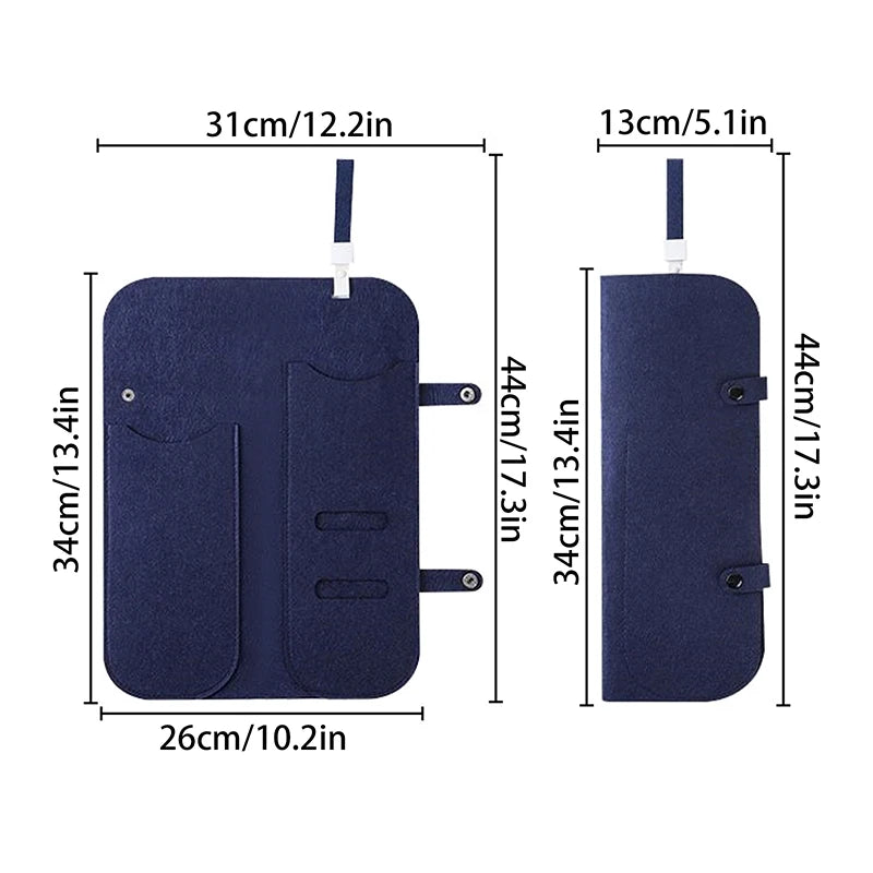 Felt Hair Curling Iron & Flat Iron Travel Storage Bag
