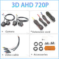 Car 360 Panoramic Camera 3D AHD 720P Android Screen 360APP 4K HD