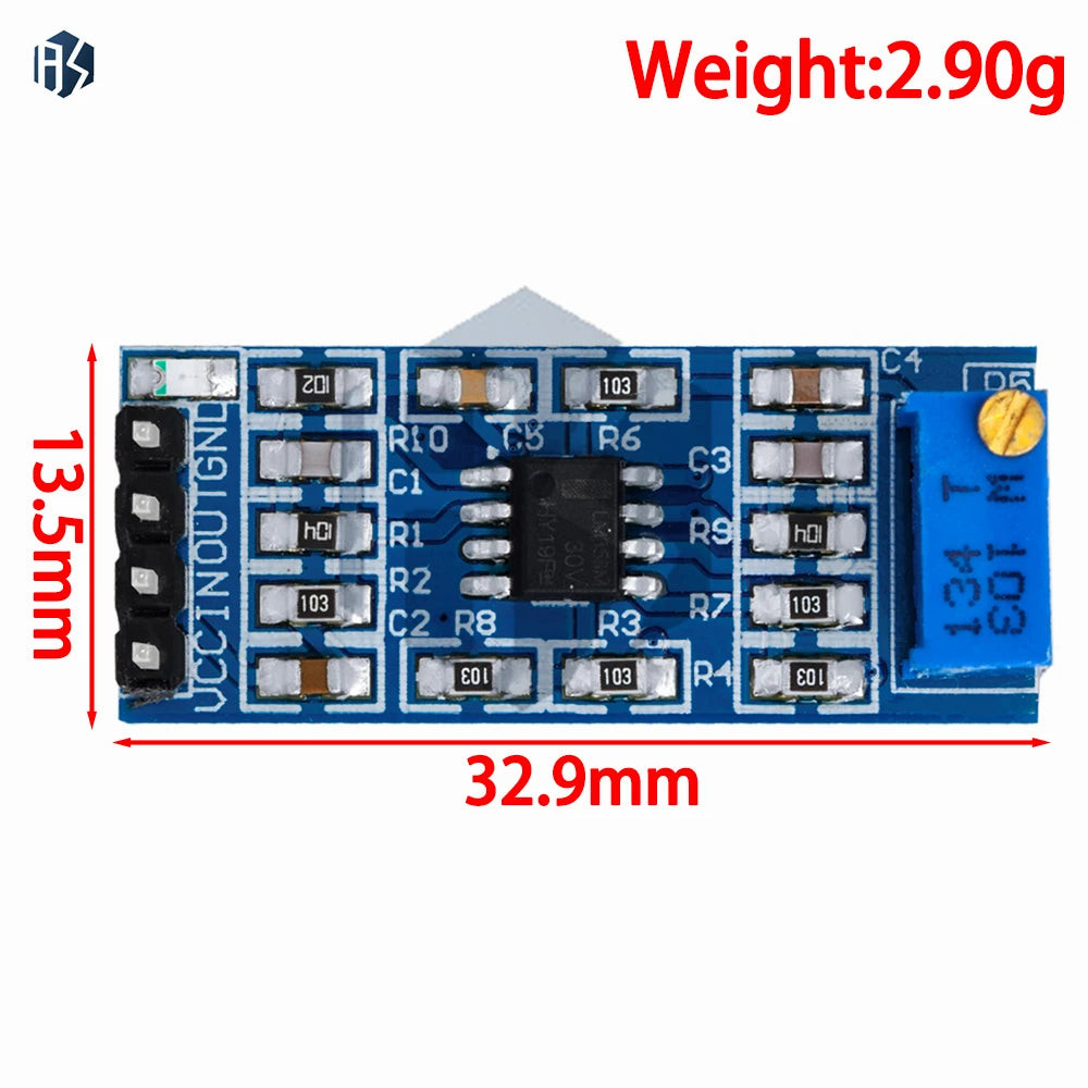 LM358 100 Times Signal Amplification Amplifier Gain Operational Zpaxo