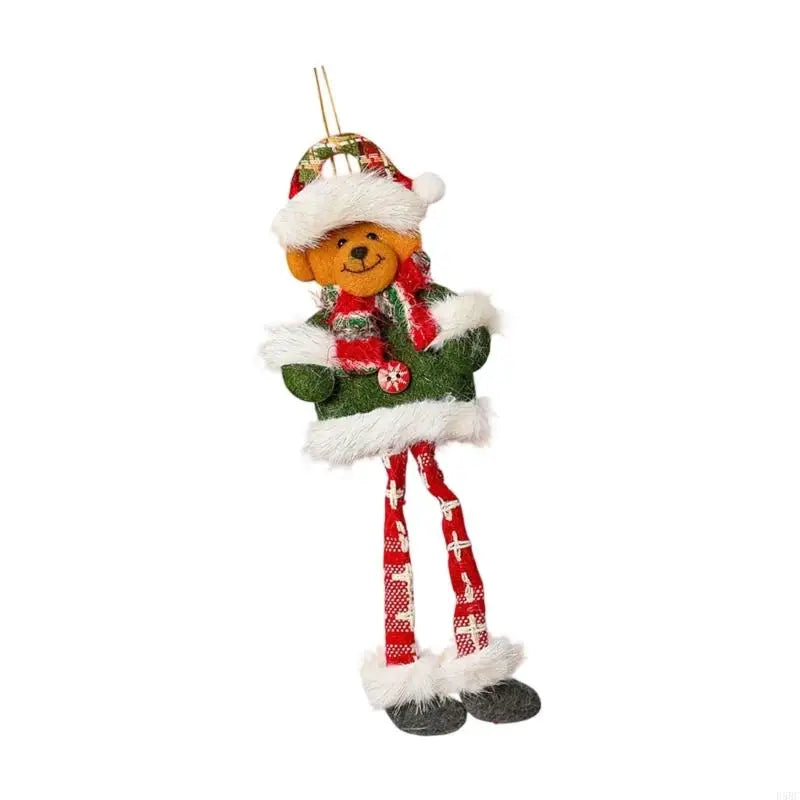 Long Legged Swingable Santa Snowman Deer Bear Holiday Decoration Kids