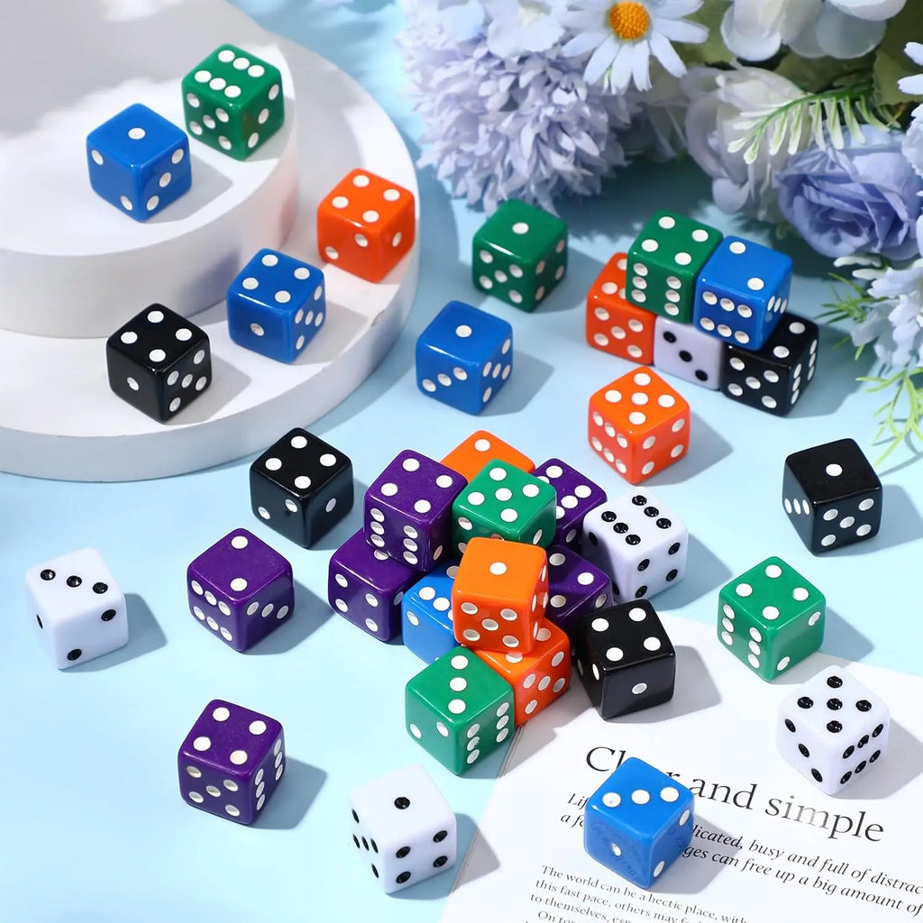 Casino Craps Dice Sets Acrylic Large D6 Opaque Bulk Board Games