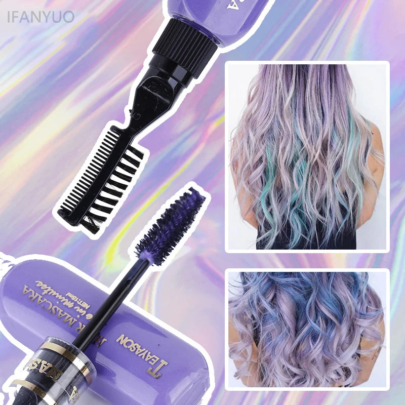 13 Colors One-off Hairs Disposable Hair Coloured Mascara Beauty Tool