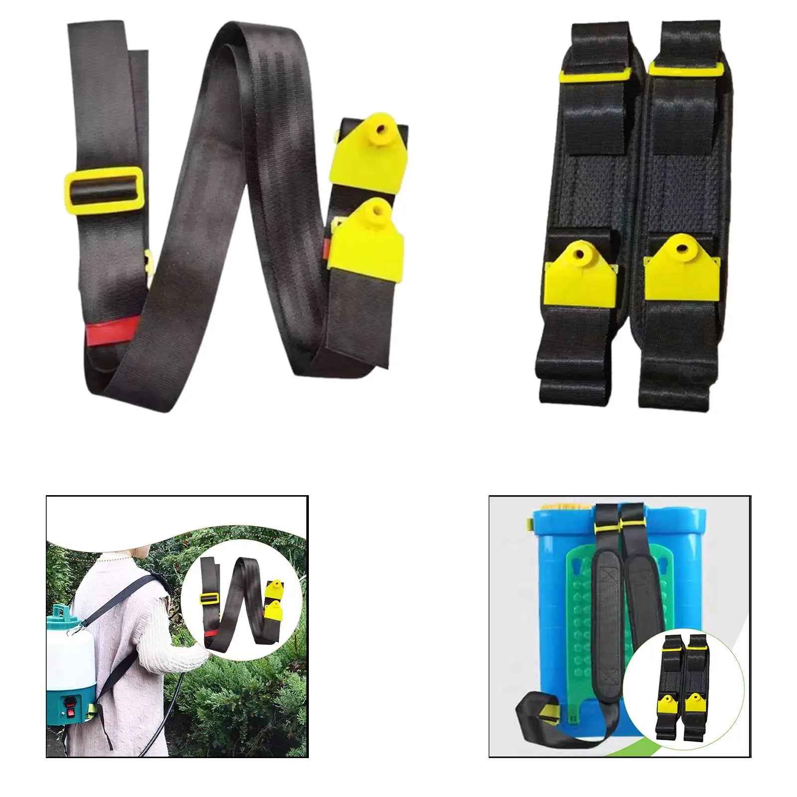 2x Backpack Sprayer Shoulder Straps Easy Install Strength Garden Zpaxo