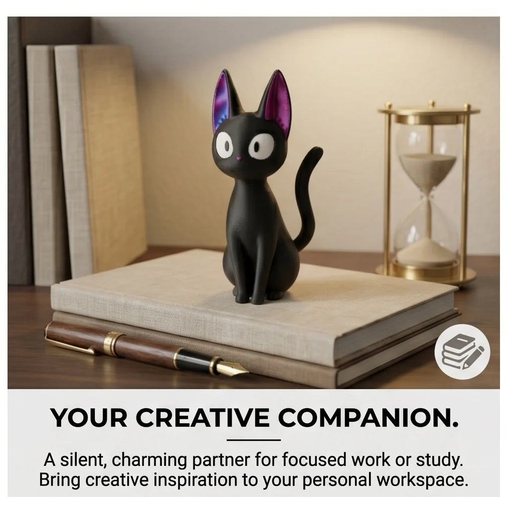 Cute Mila Cat Figurine 3D Printed Ornament Aesthetic Desk Decor