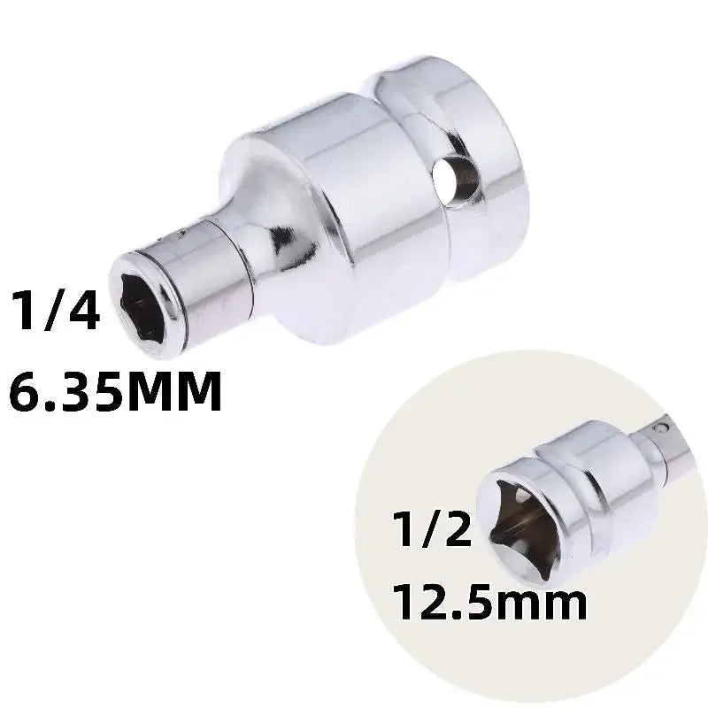 1 Screwdriver Holder Impact Socket Conversion Adapter 4 3 8 2 Square Zpaxo C 1pcs