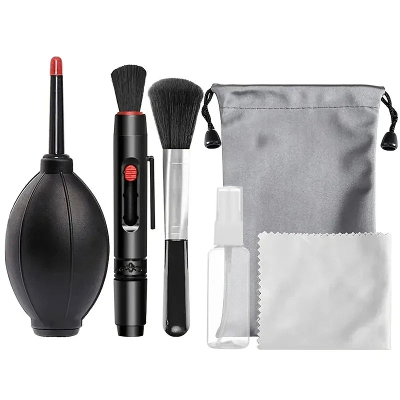 Digital Mirrorless Camera Cleaner Kit Digital Camera Sensor Cleaning Kit SLR DV Cameras Clean Set For Sony Fuji Nikon Canon Lens Zpaxo 6pcs set
