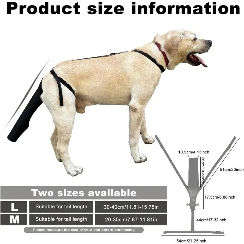 Dog Tail Protector Sleeve Guard – Universal Fit | Safe & Comfy