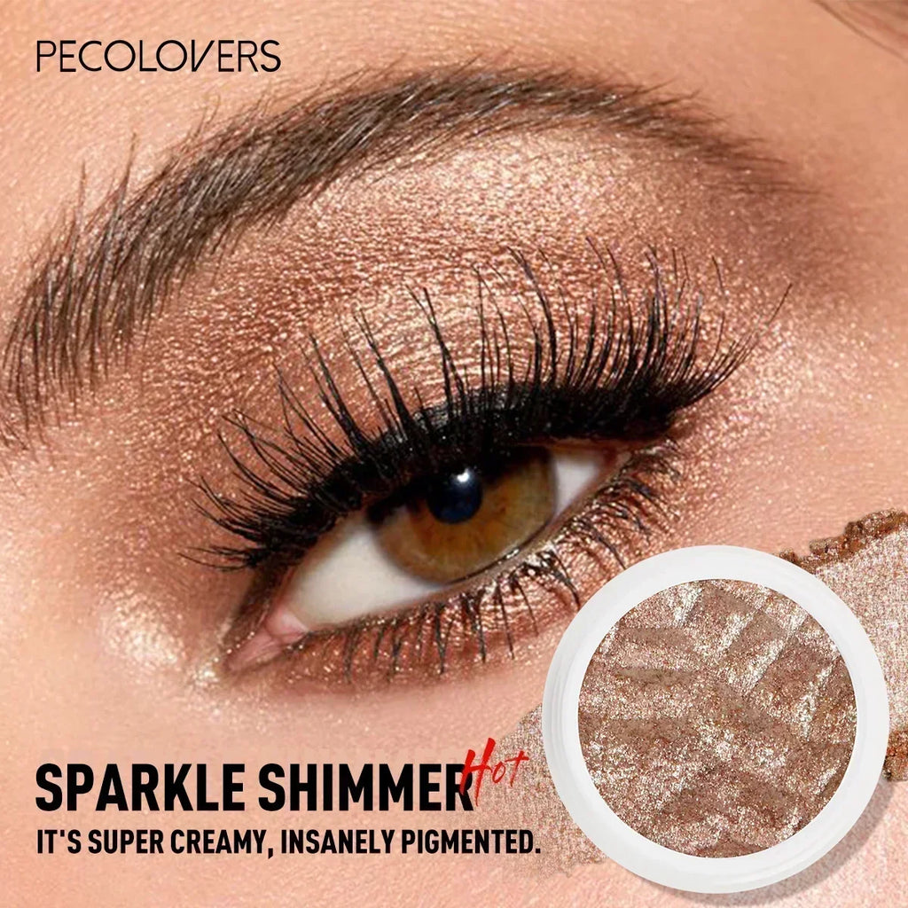Monochrome Nude Highlights Eye Shadow Mud Mashed Potato Bright Mirror Crystal White Pearl Light Glitter Eyeshadow Palette Zpaxo