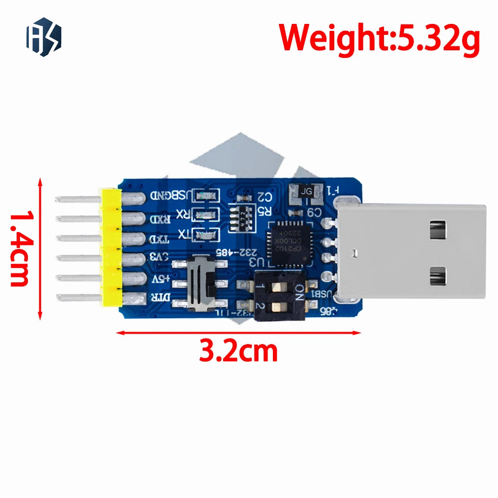 5-Pin Micro USB CP2102 Serial Converter 2 0 UART TTL Multi-chip FT232 Zpaxo