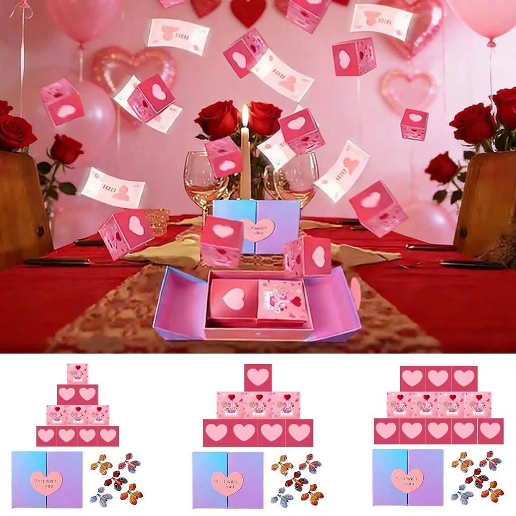 Valentines Bounce Box Confession Supplies Red Envelope Birthday