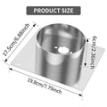 Diesel Heater Mounting Plate Diesel Heater Turret Mount Plate Floor Base Mount Bracket for Airtronic D2/D4/D1LC 60 mm Zpaxo 60mm Depth