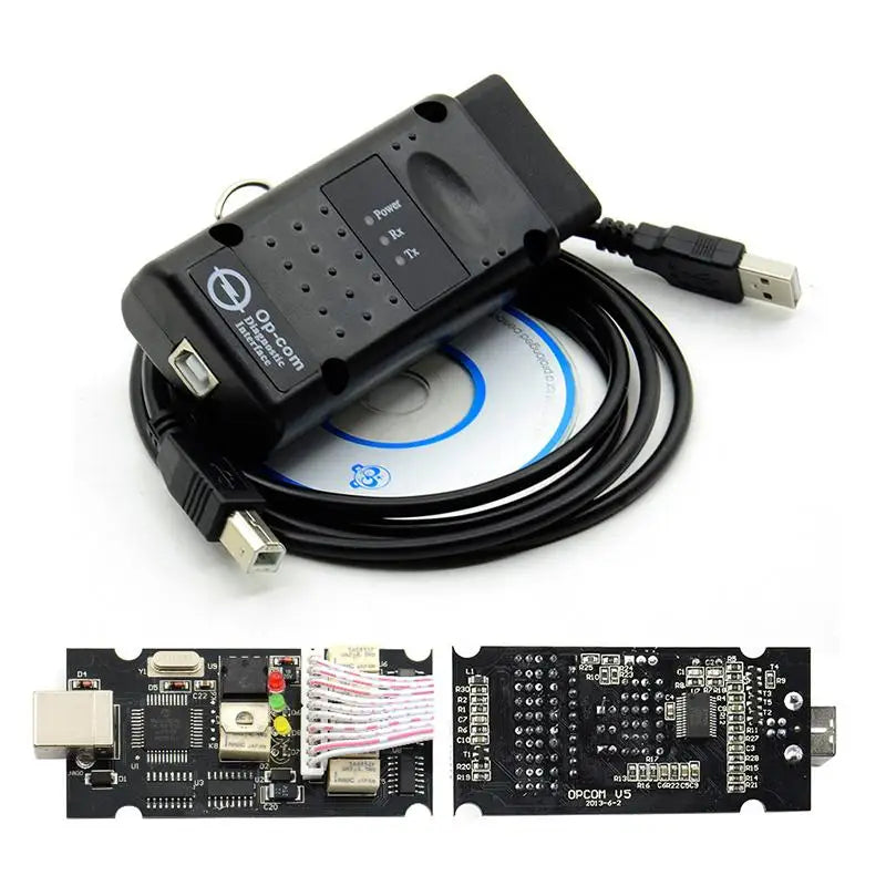 OPCOM V5 PIC18F458 OBD2 CAN Bus Diagnostic Tool for Opel