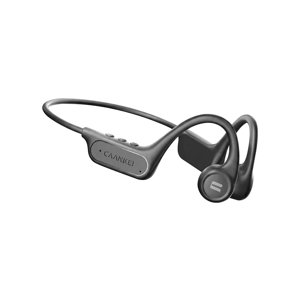 Bone Conduction Sports Earphones IPX6 Waterproof Bluetooth 5 4 Zpaxo Black