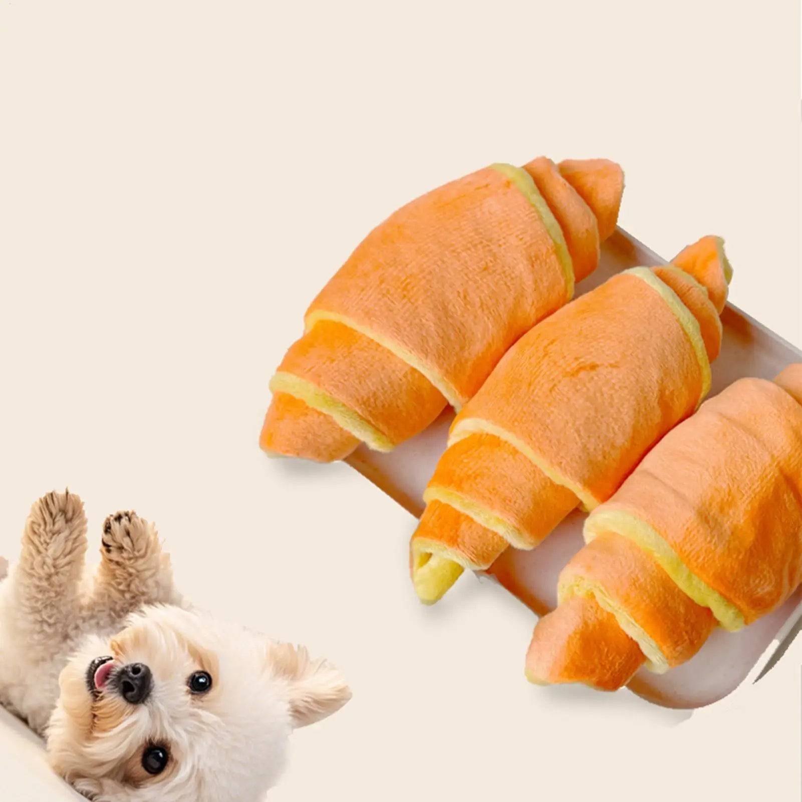 1Pcs Croissant Shaped Dog Snuffle Toy For Pet Dogs Food, Sniffing Gnawing And Grinding Teeth Chew Toys Puppy Enrichment Zpaxo Default Title