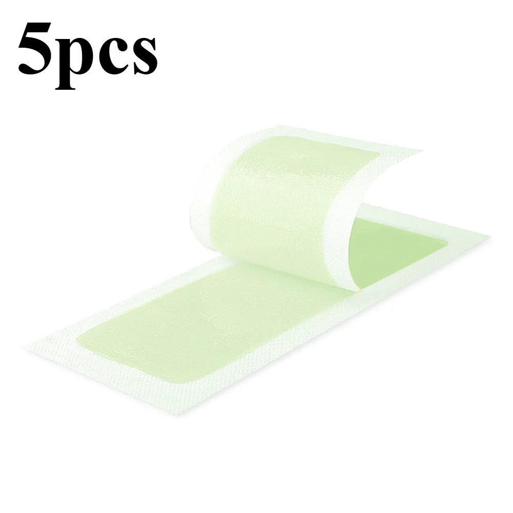 5 Professional Hair Removal Wax Strips Summer Depilation Double Sided Zpaxo 5pcs