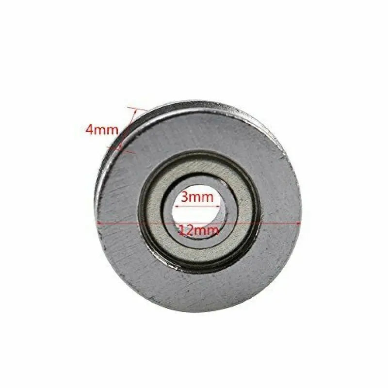 V Groove Sealed Ball Bearing Carbon Steel V623ZZ Guide Track Roller