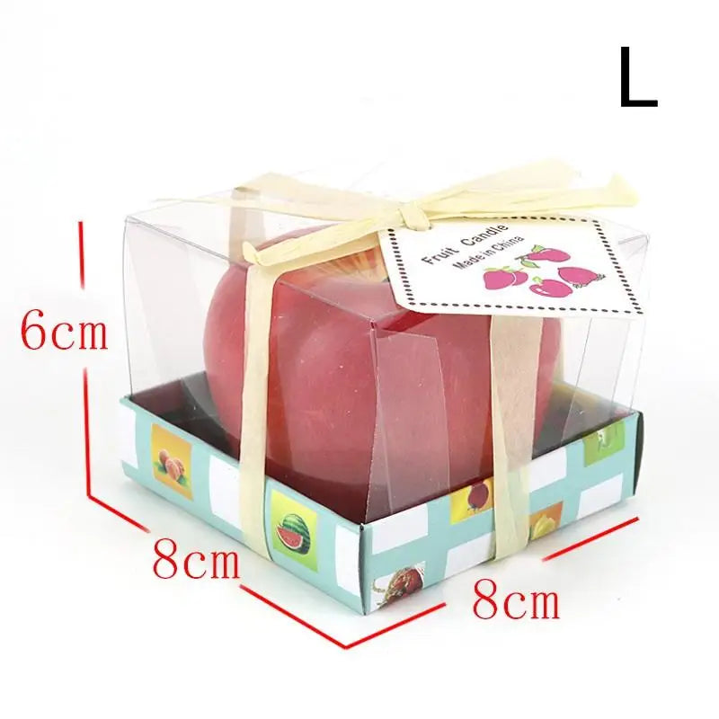 3D Apple Scented Candle – Fruit Aromatherapy Holiday Gift