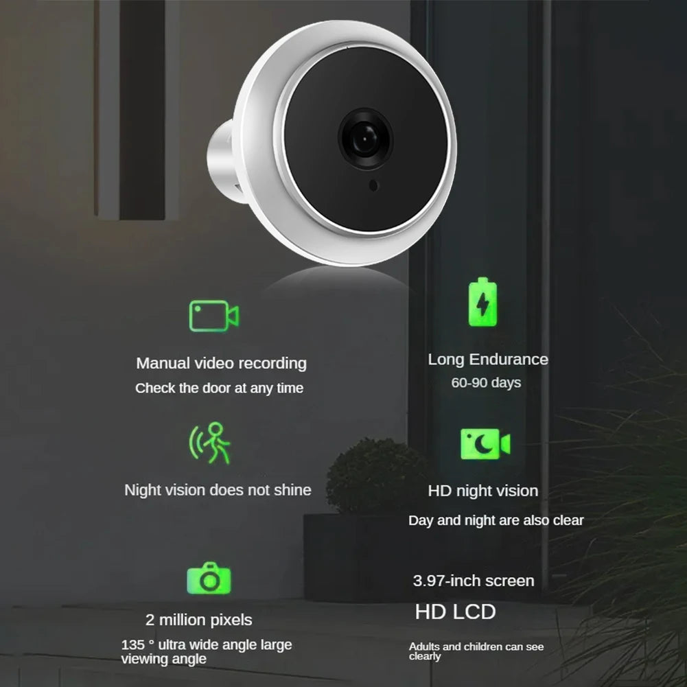 Digital Magic Eye Electronic Viewfinder Night Vision Video Door