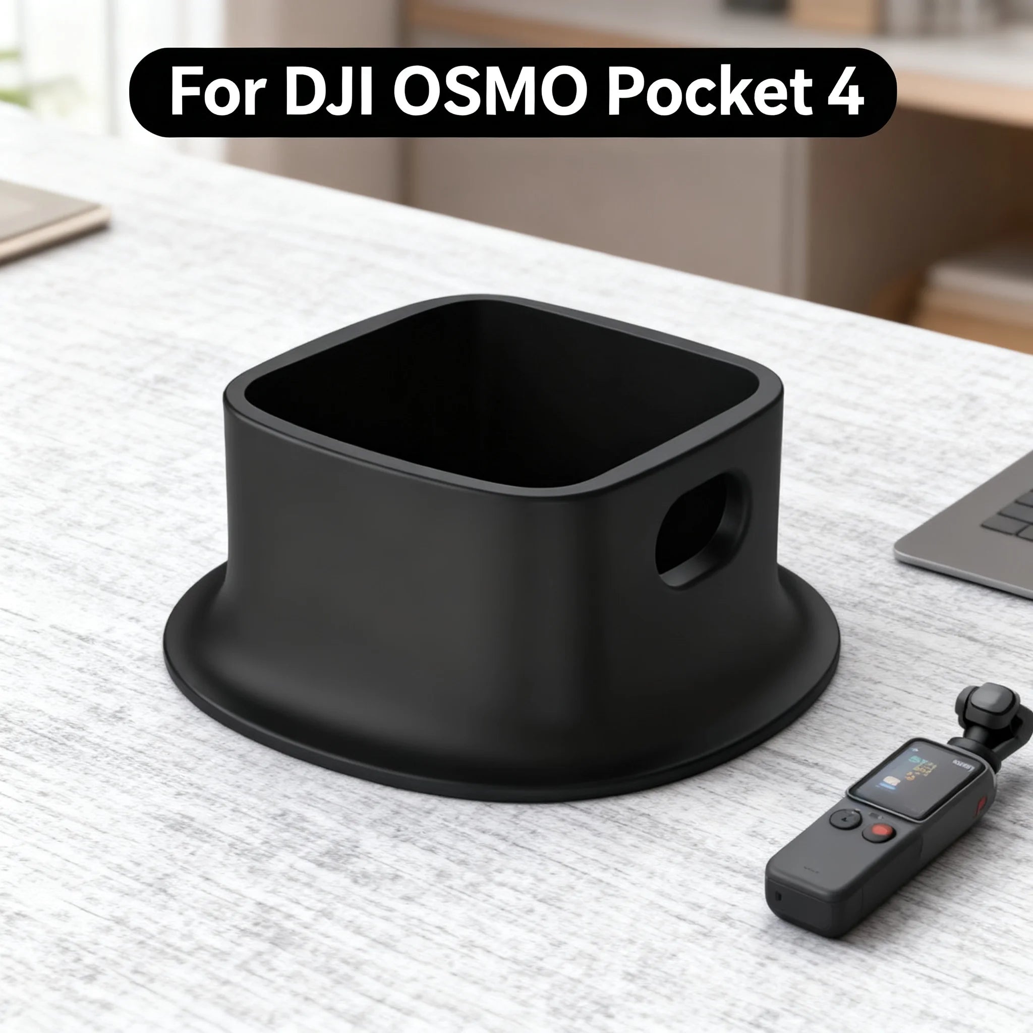 DJI Osmo Pocket 4 Silicone Anti-Slip Base Expansion Bracket Camera Accessory Base Zpaxo