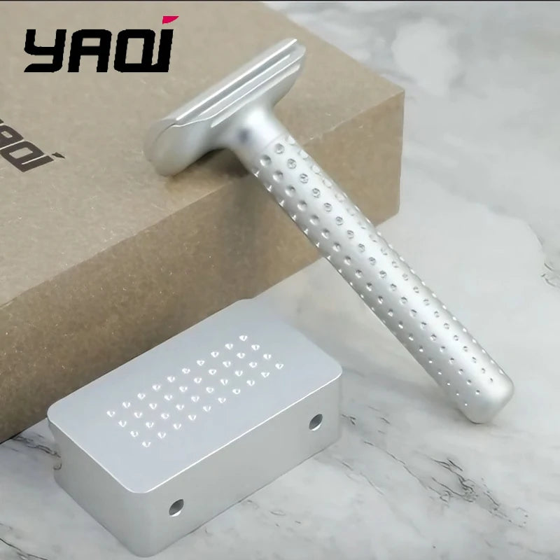 2026 New Arrival！Yaqi Sputnik Aluminum Men Safety Razor And Holder Zpaxo