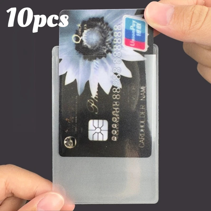 Waterproof Transparent Card Holders Plastic ID Case Passport Covers