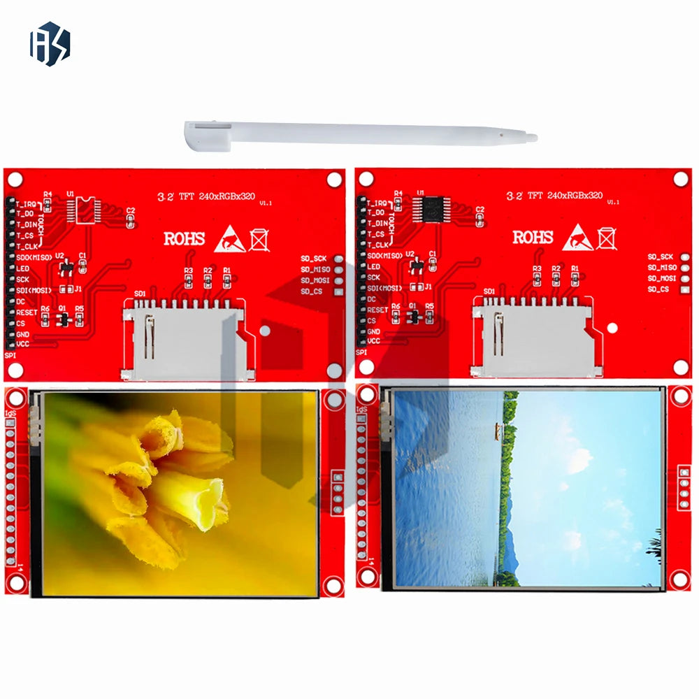 3.2-Inch TFT LCD Touch Screen Module (ST7789): 240×320 Resolution – For Arduino for UNO/MEGA2560 (With/Without Touch) Zpaxo