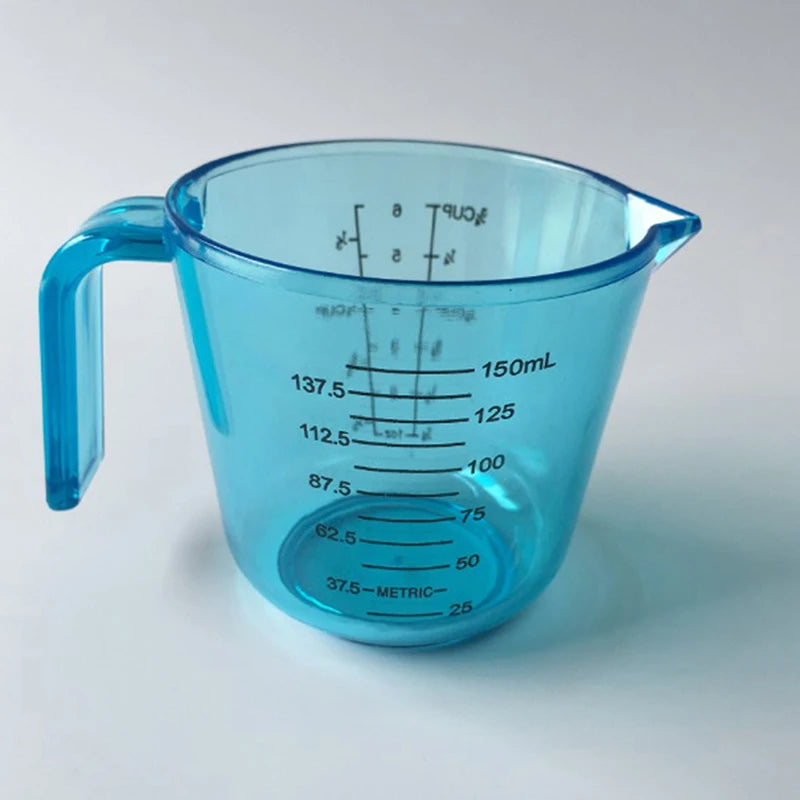 Home Kitchen Tools Plastic Clear Measuring Cup Handle Liquid Pour Zpaxo Style3